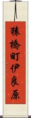 猿橋町伊良原 Scroll