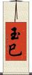 玉巳 Scroll