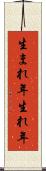 生まれ年 Scroll