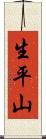 生平山 Scroll