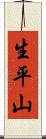 生平山 Scroll