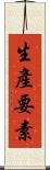 生產要素 Scroll