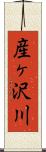産ヶ沢川 Scroll