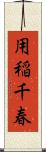 用稲千春 Scroll