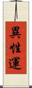 異性運 Scroll