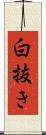 白抜き Scroll