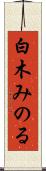 白木みのる Scroll
