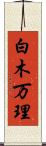 白木万理 Scroll