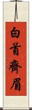 白首齊眉 Scroll