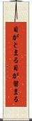 目がとまる Scroll