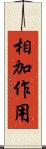 相加作用 Scroll