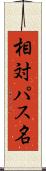 相対パス名 Scroll