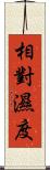 相對濕度 Scroll