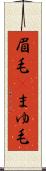 眉毛(P) Scroll