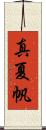 真夏帆 Scroll