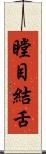 瞠目結舌 Scroll