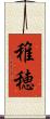 稚穂 Scroll
