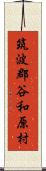 筑波郡谷和原村 Scroll