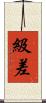 級差 Scroll