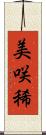美咲稀 Scroll