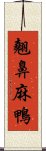 翹鼻麻鴨 Scroll
