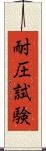 耐圧試験 Scroll