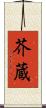 芥蔵 Scroll