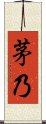茅乃 Scroll