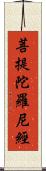 菩提陀羅尼經 Scroll