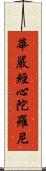 華嚴經心陀羅尼 Scroll