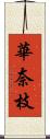 華奈枝 Scroll