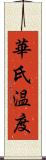 華氏温度 Scroll