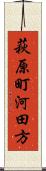 萩原町河田方 Scroll