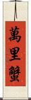 萬里蟹 Scroll