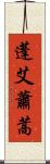 蓬 Scroll