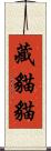 藏貓貓 Scroll