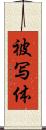 被写体 Scroll