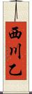 西川乙 Scroll