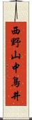 西野山中鳥井 Scroll