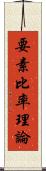 要素比率理論 Scroll