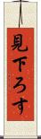 見下ろす Scroll