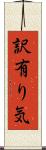 訳有り気 Scroll