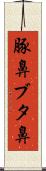 豚鼻 Scroll