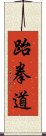 Taekwondo Scroll