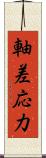 軸差応力 Scroll