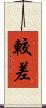 較差 Scroll