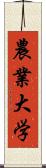 農業大学 Scroll