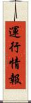 運行情報 Scroll