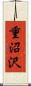 重沼沢 Scroll