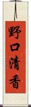 野口清香 Scroll